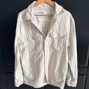 Cotton blend button down